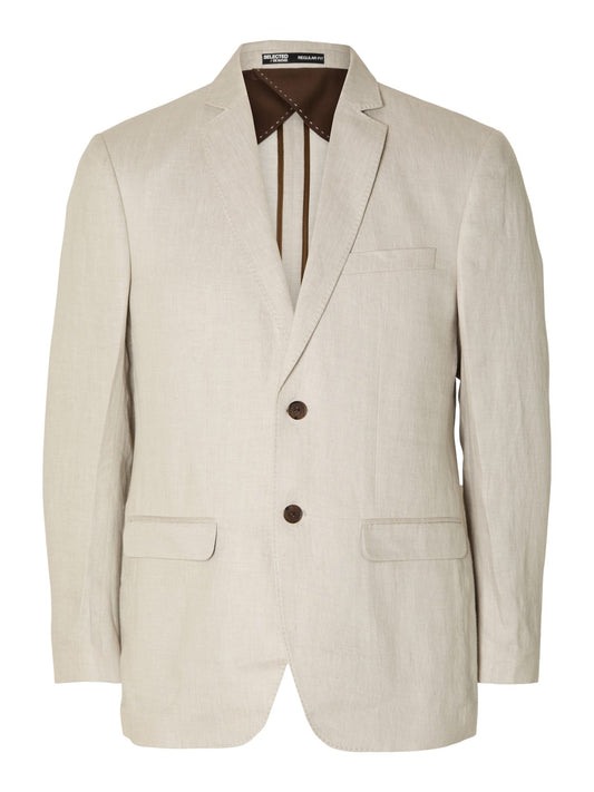 Regular Will Linen Blazer - Sand