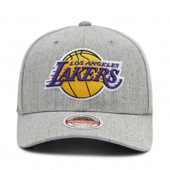 Team 2 Tone 2.0 Stretch Snapback - Los Angeles Lakers - Grey Heather