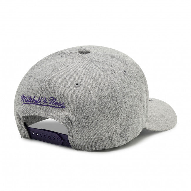 Team 2 Tone 2.0 Stretch Snapback - Los Angeles Lakers - Grey Heather