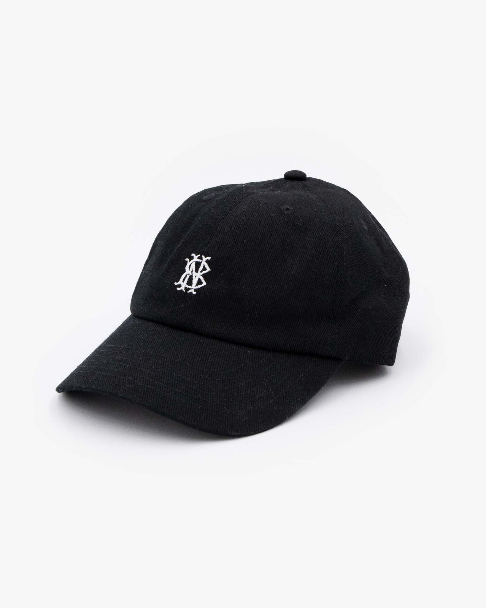 Monogram Baseball Cap - Black