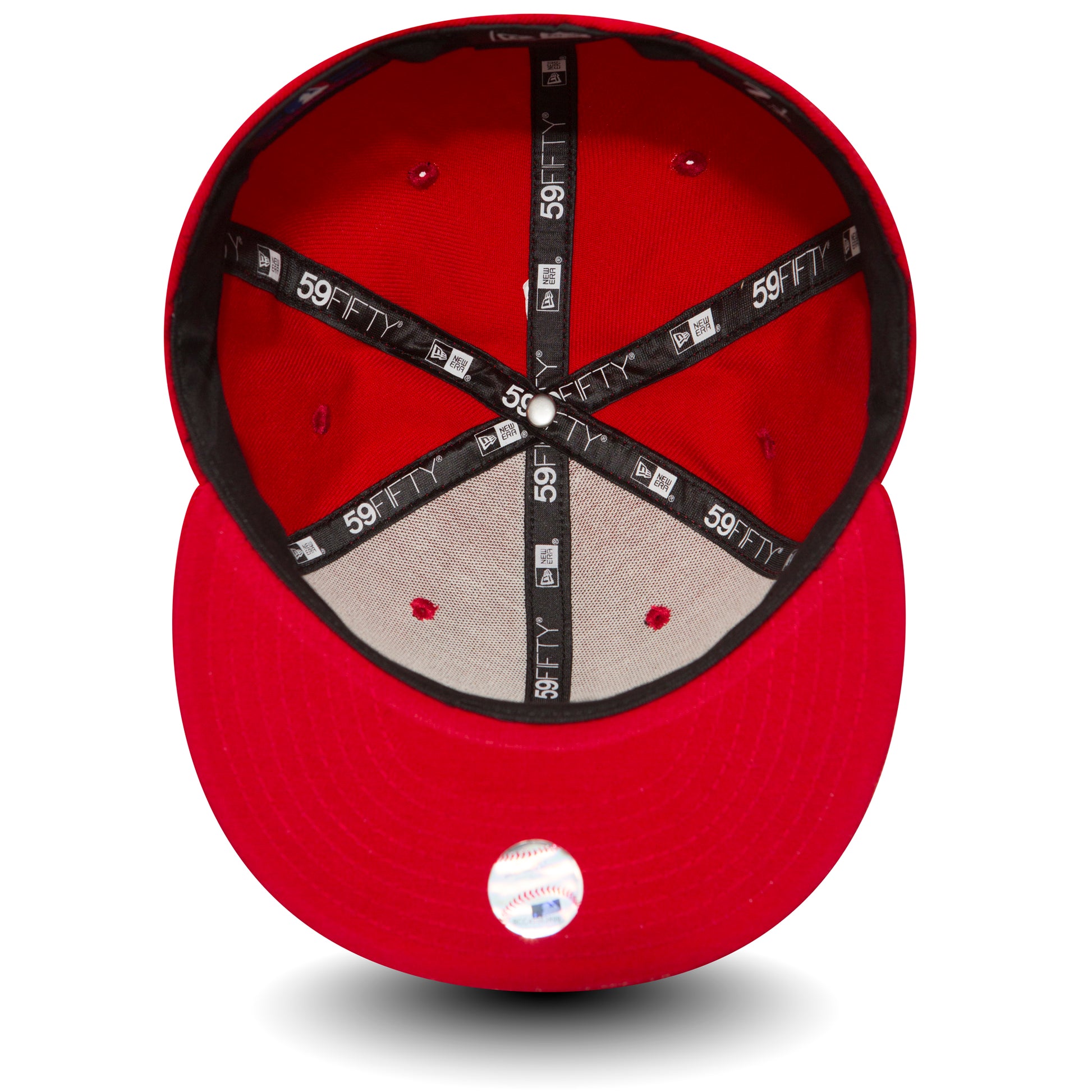 59Fifty Los Angeles Dodgers - Scarlett/White