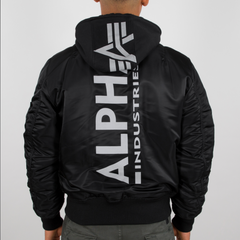 MA-1 ZH Back Print - Black/Reflective