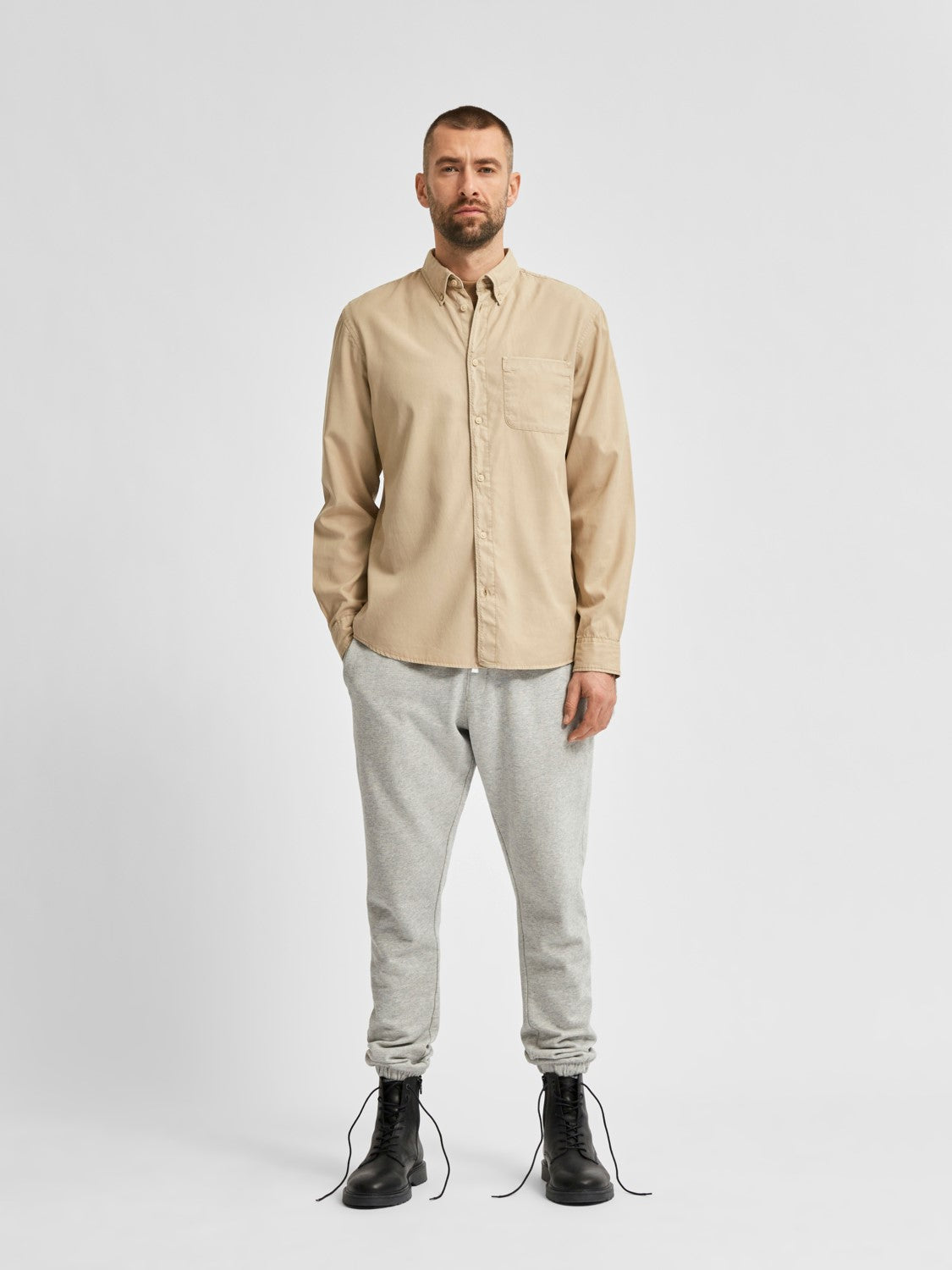 Regular Rick-Soft Shirt LS - Crockery