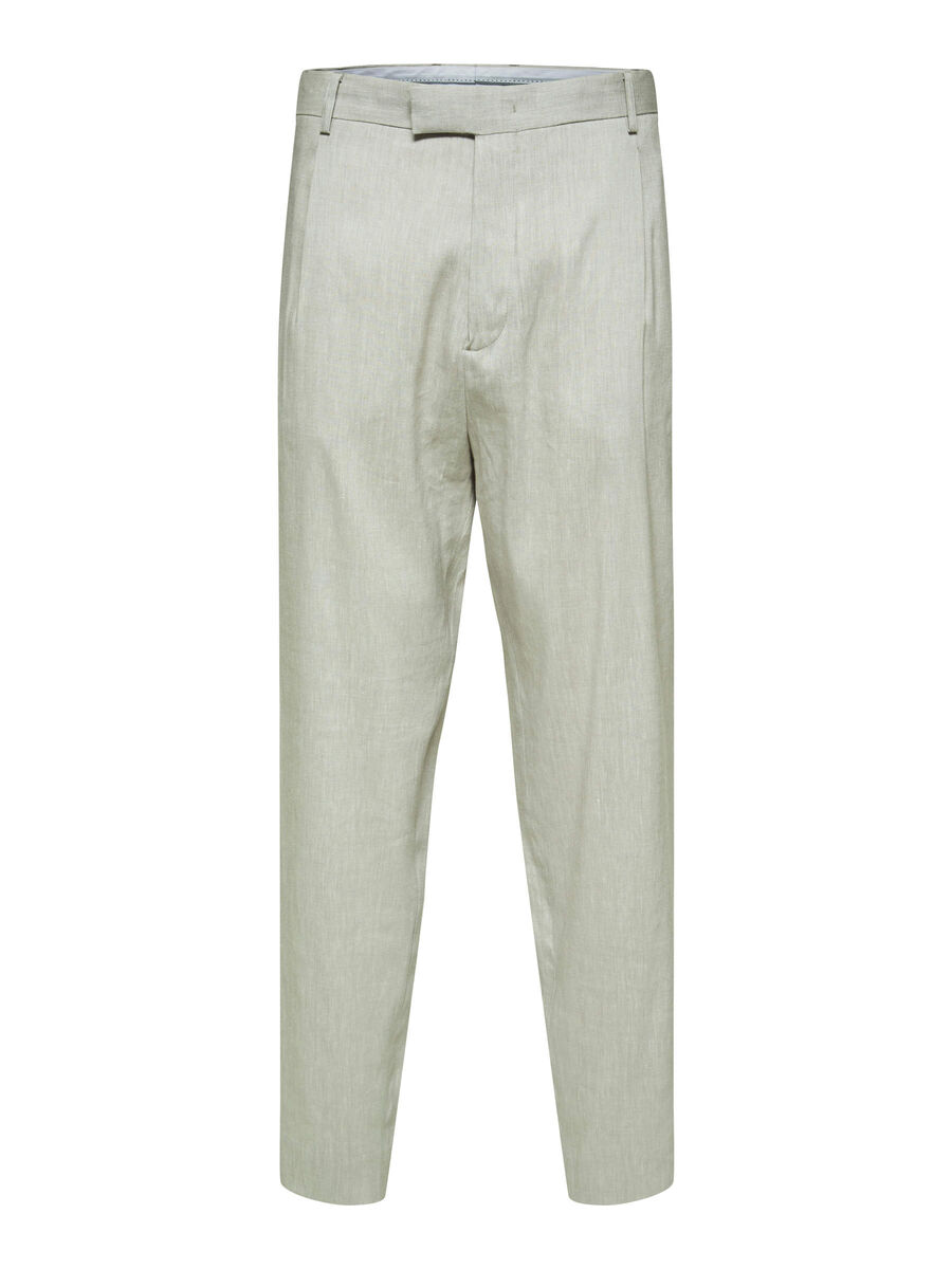 Loose-Tapered Piet Trousers - Sand