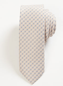 Tie - Beige with pattern