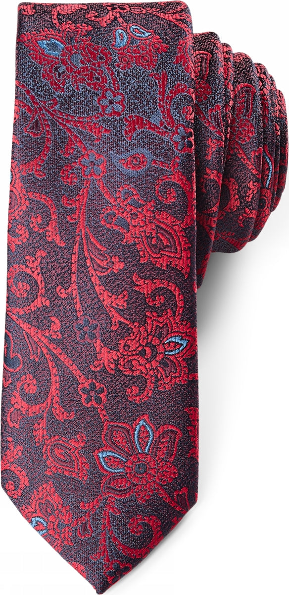 Tie - Red with pattern