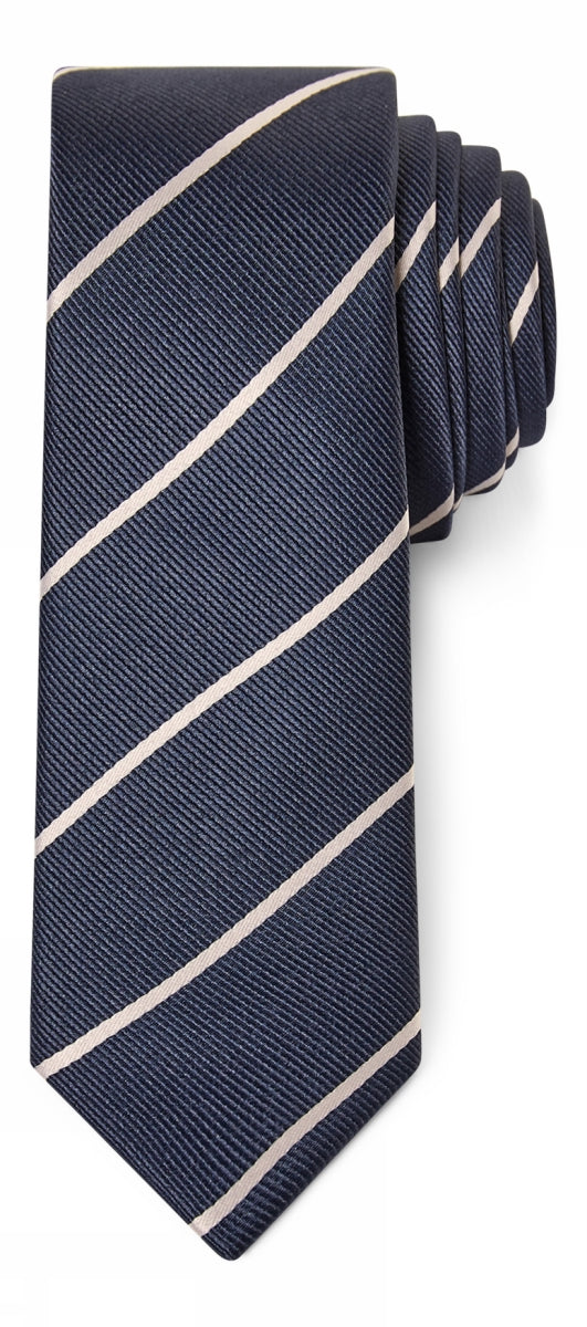 Tie - Blue with stripes