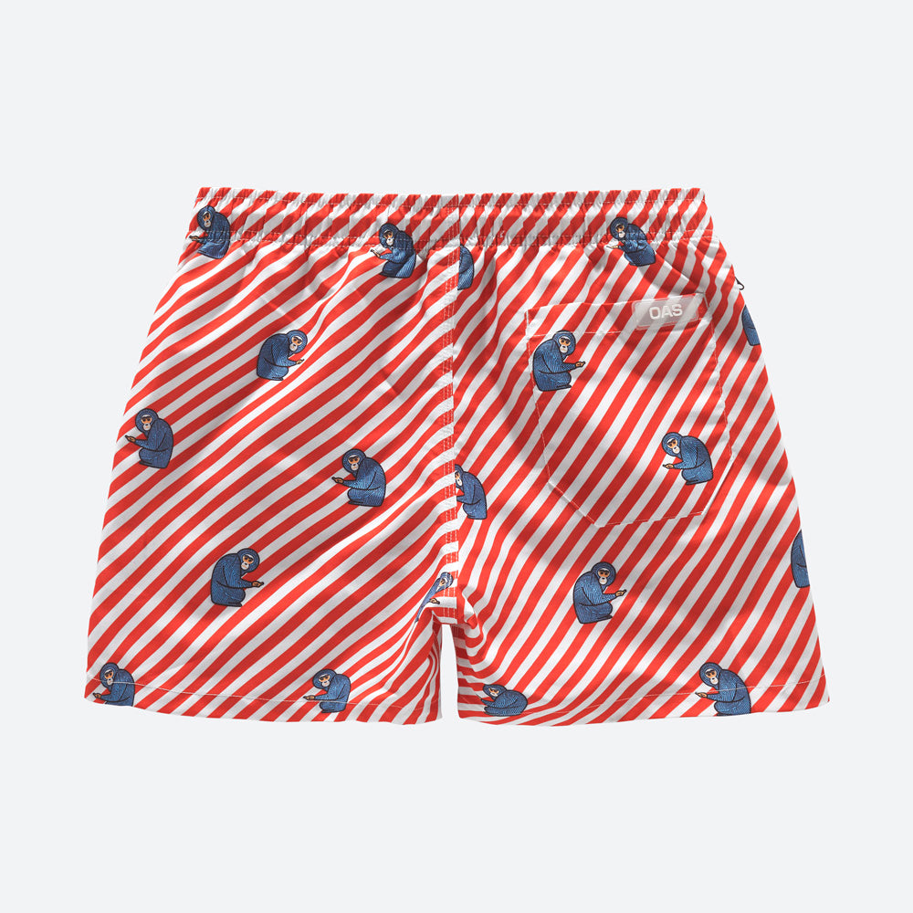 Swim Shorts - Polka Monkey