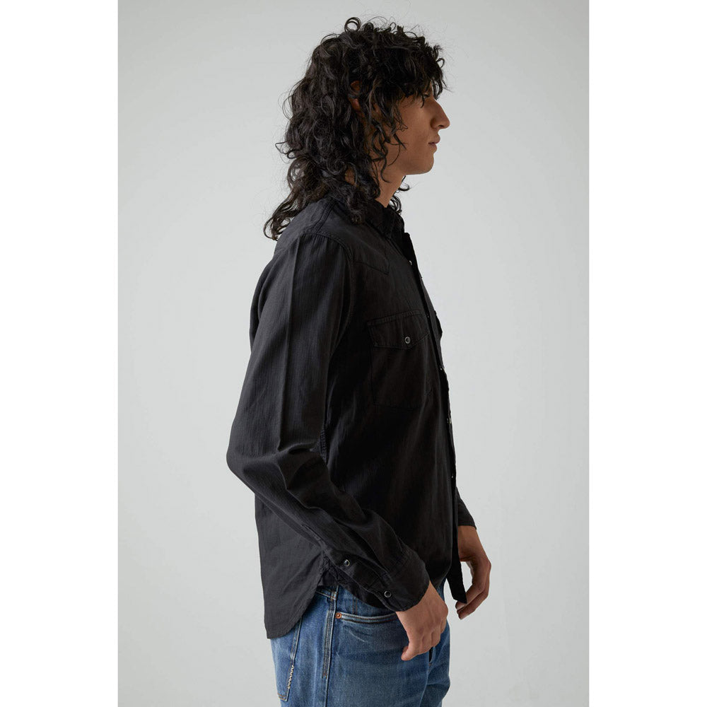 Waits Western Ls Shirt - Black