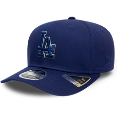 Team Outline 9Fifty Stretch Snap - Los Angeles Dodgers Dark Royal