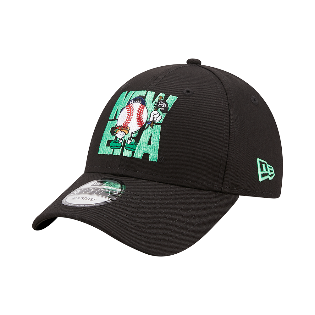 New Era Camp Patch 9Forty - New Era Branded Black