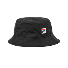 Bucket Hat With F-Box Logo - Black