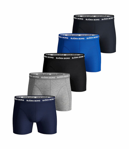 Shorts Solids 5-pack - Blue Depths