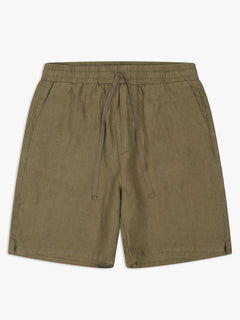 Bommy Linen Shorts - Army