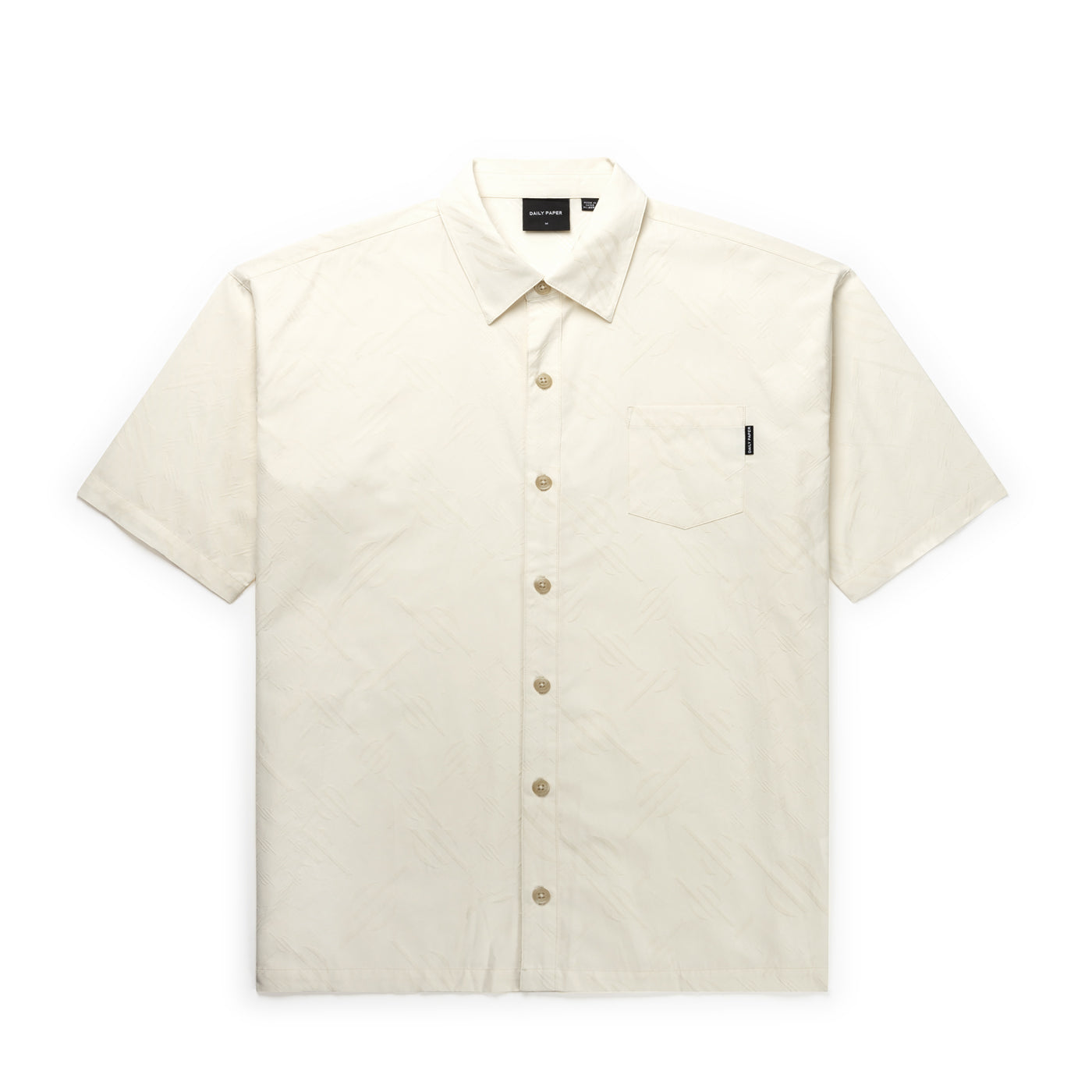 Piam Short Sleeve Shirt - Egret White