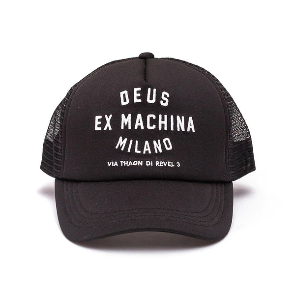 Milano Address Trucker - Black
