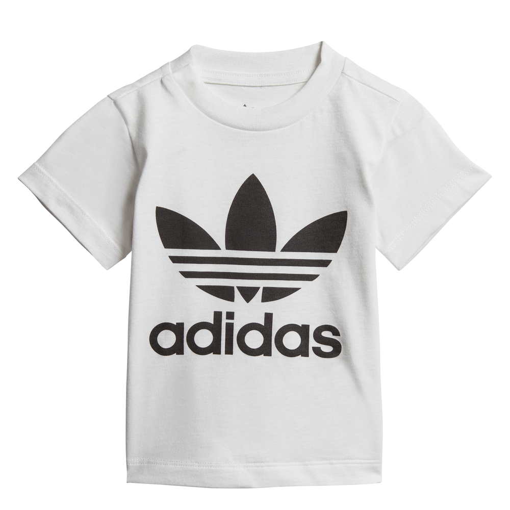 Trefoil Tee - White/Black
