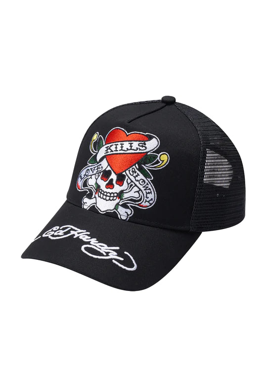 Love Slowly Trucker - Black