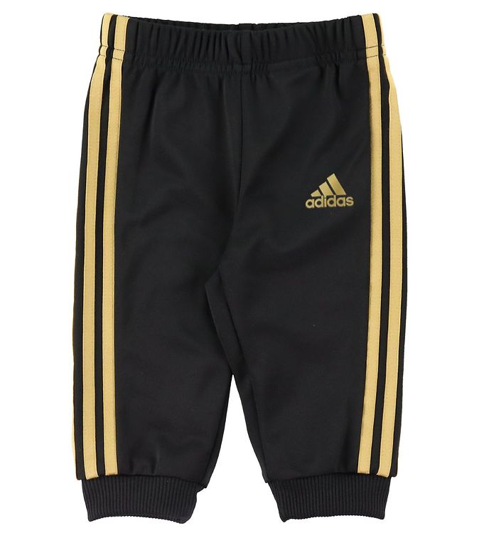 I 3S Shiny Tracksuit - Black/Gold Metal