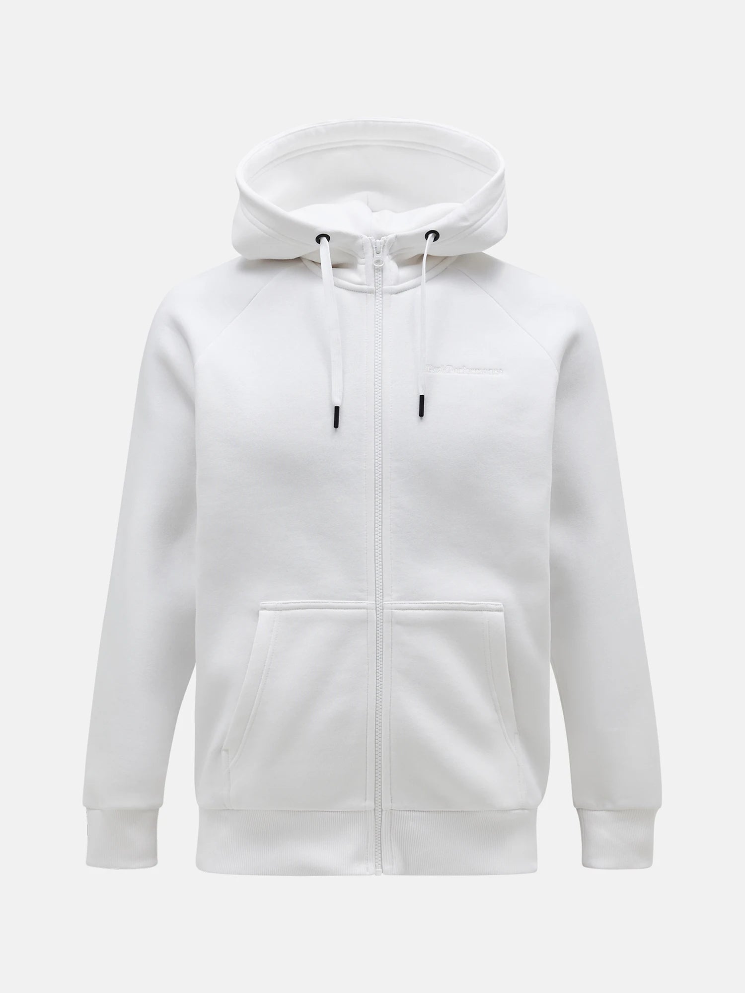 M Original Small Logo Zip Hood - Offwhite