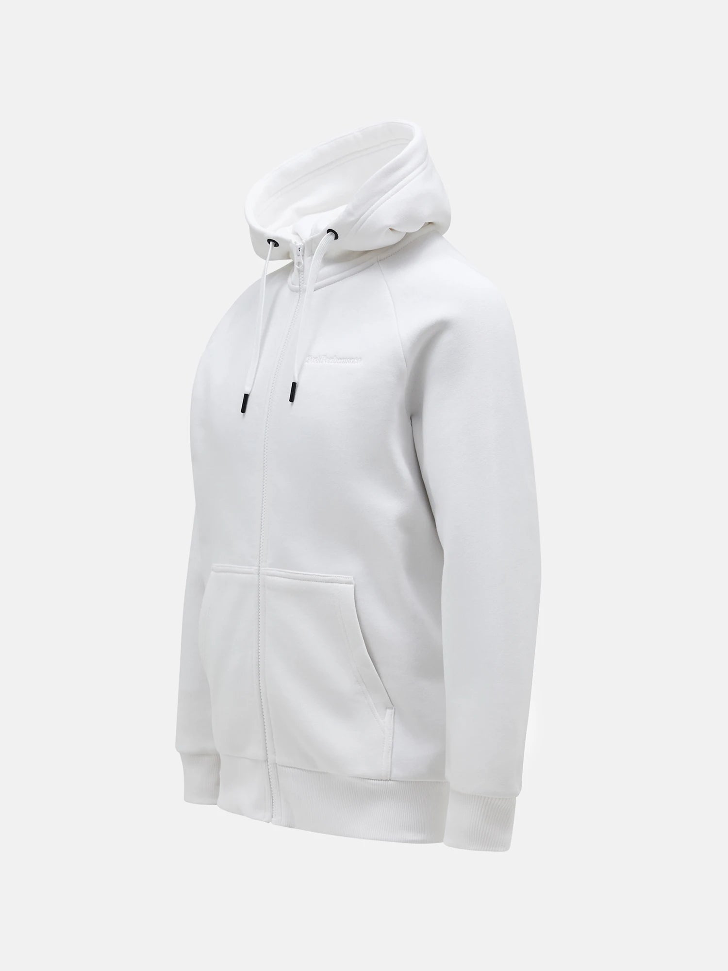 M Original Small Logo Zip Hood - Offwhite