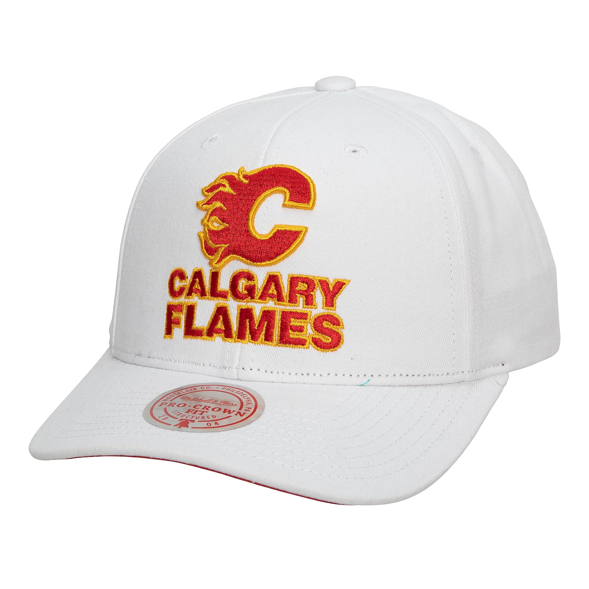 All In Pro Snapback - Calgary Flames White
