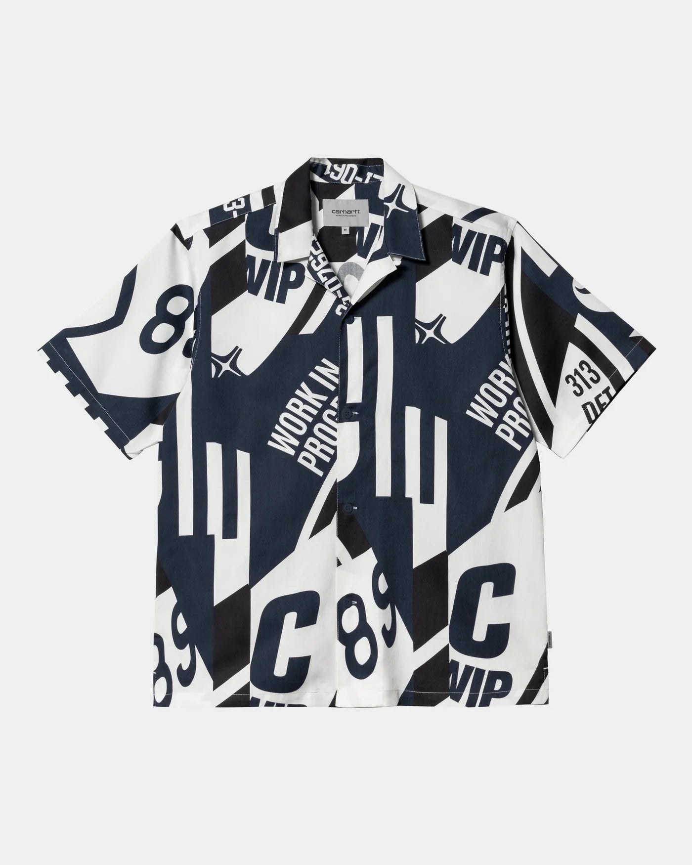 S/S Marina Shirt - Marina Print Atom Blue