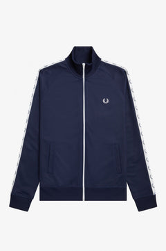 Taped Track Jacket - Carbon Blue