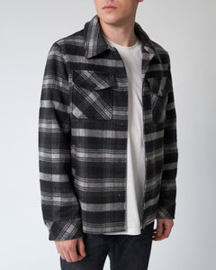 Henry Overshirt - Black/Grey