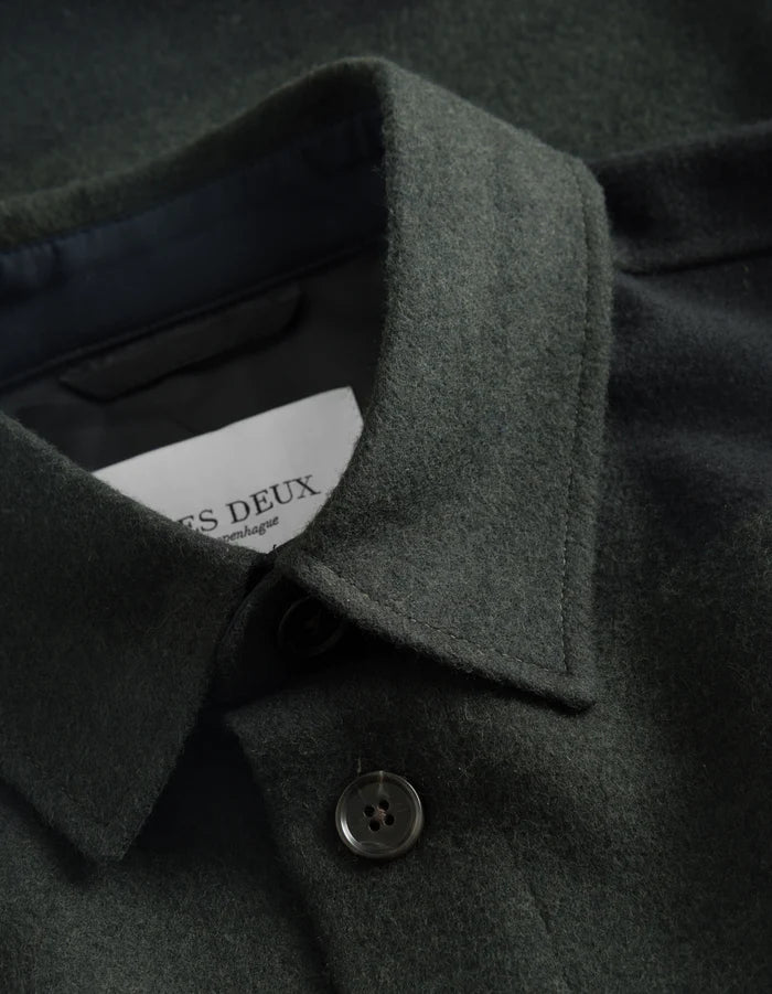Jacob Check Wool Hybrid - Olive Night/Black
