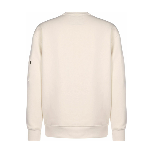 Alpha Label Sweater - Jet Stream White
