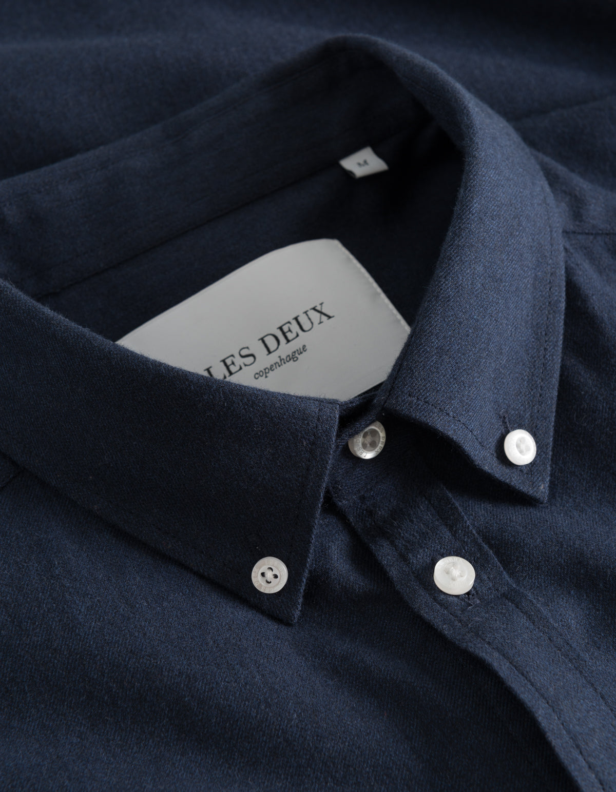 Harrison B.D. Brushed Shirt - Dark Navy