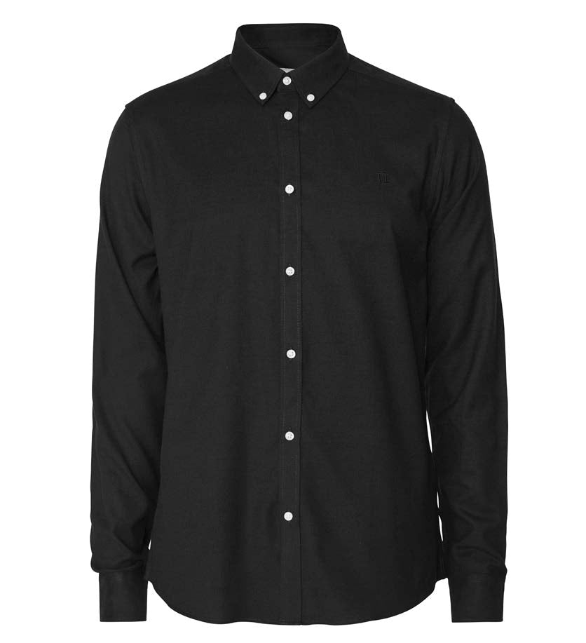 Laurent Tencel Dobby Shirt - Black