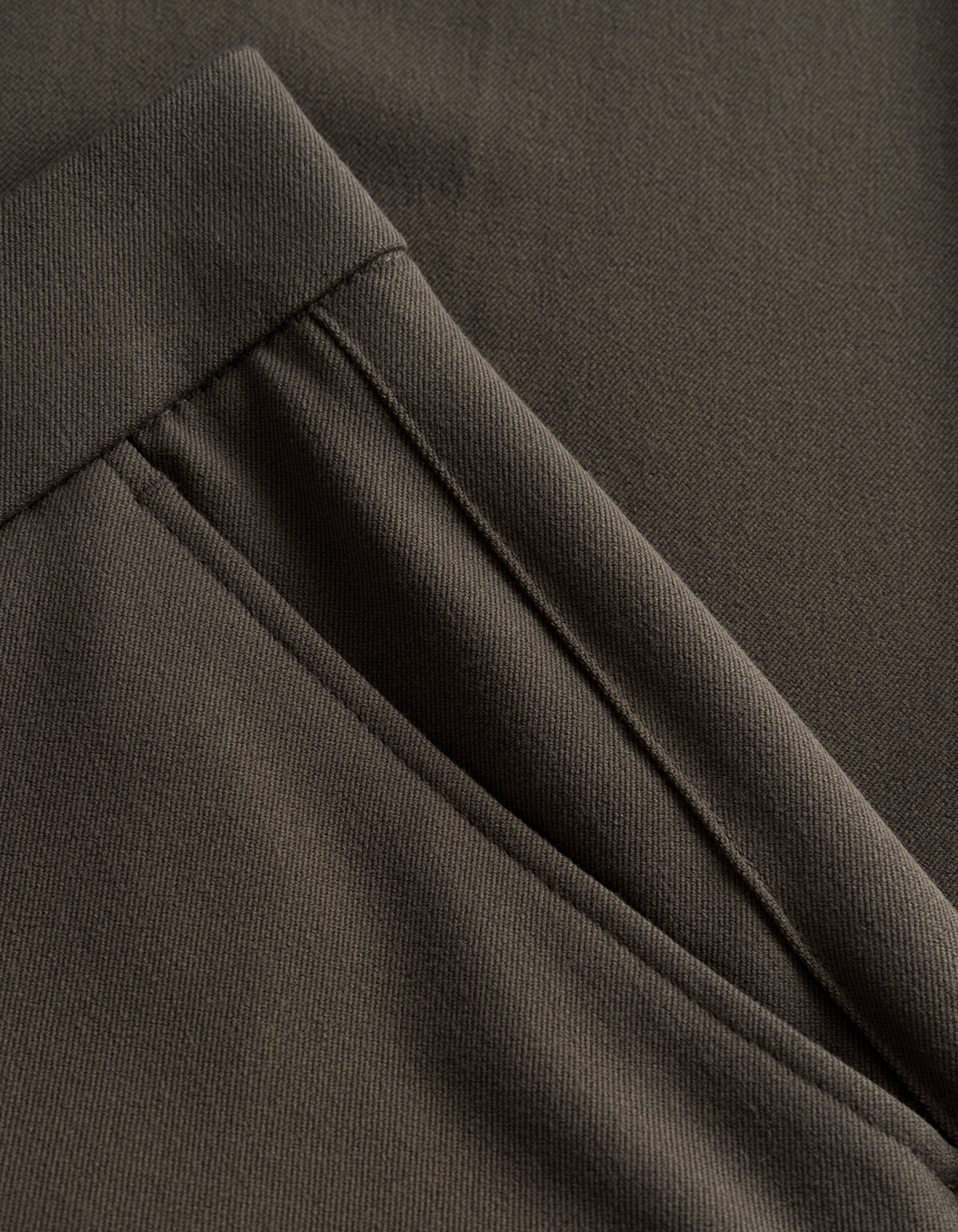 Como Reg Suit Pants - Coffee Brown