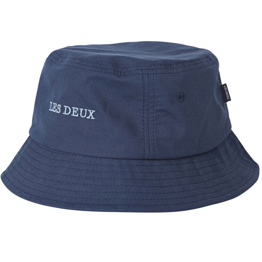 Toulouse Poplin Bucket Hat - Dark Navy/Provincial Blue