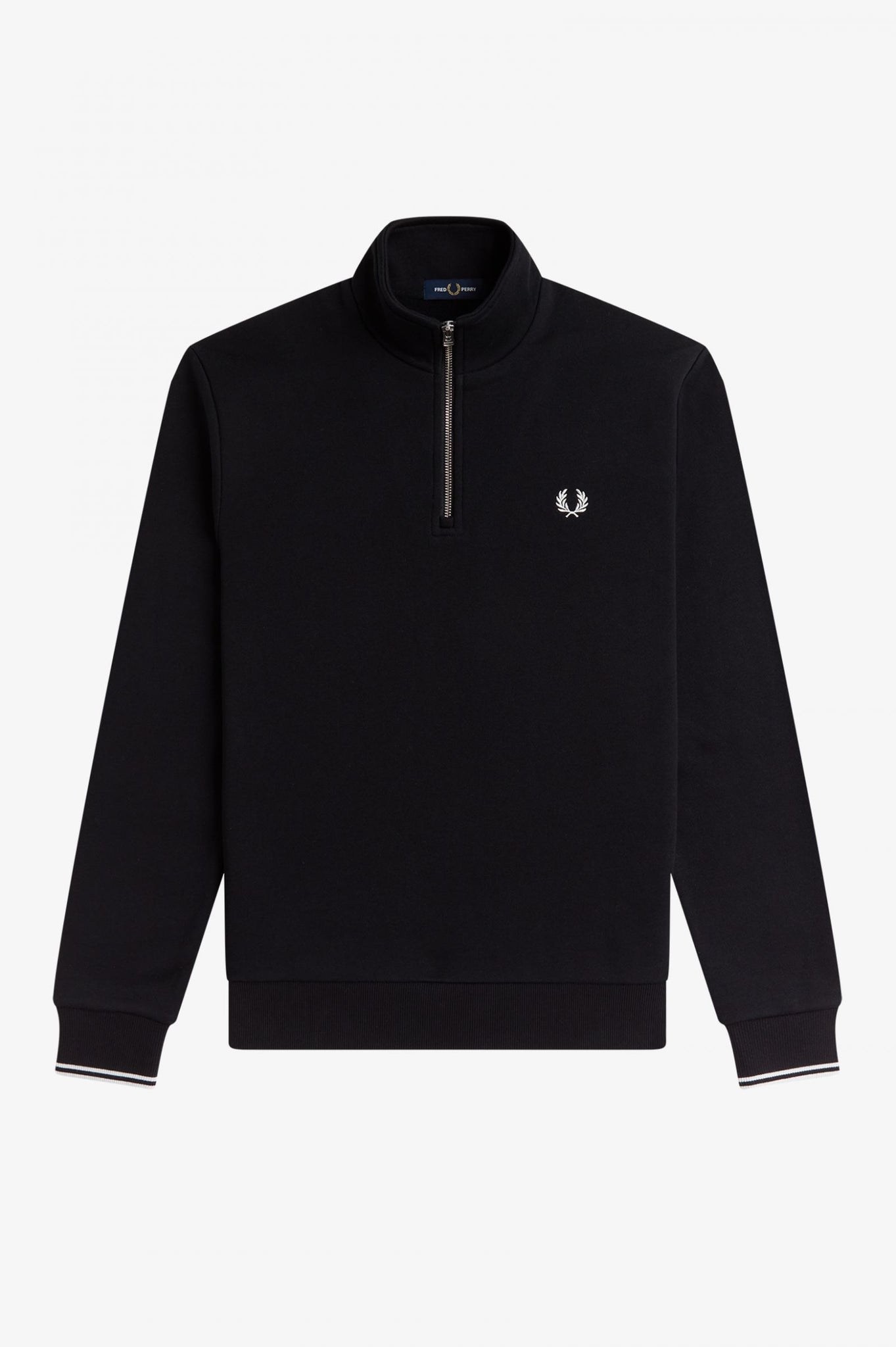 Half Zip Sweatshirt - Black