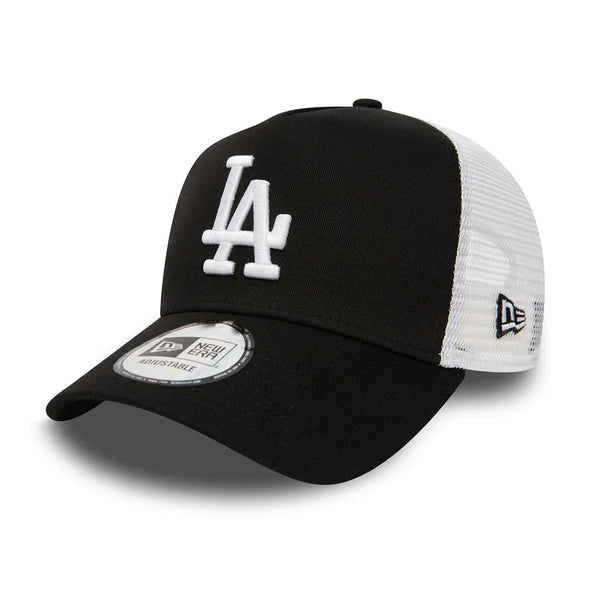 9Forty A-Frame Clean Trucker - Los Angeles Dodgers Black/White