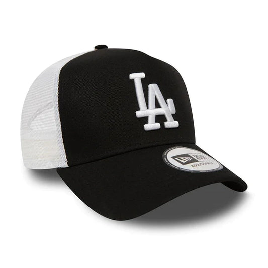 9Forty A-Frame Clean Trucker - Los Angeles Dodgers Black/White