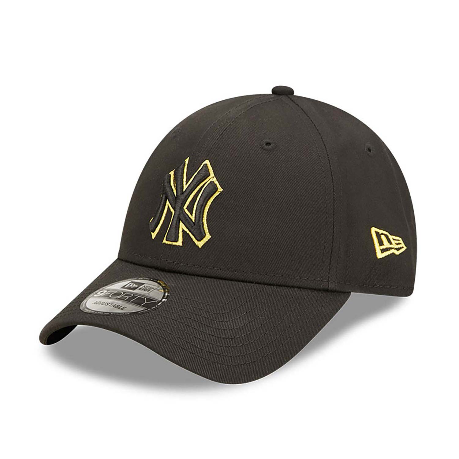 9Forty Team Outline - New York Yankees Black
