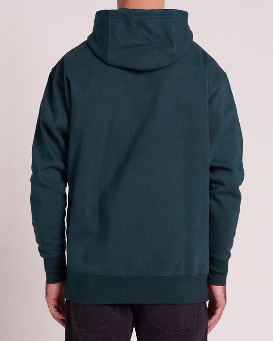 A Relaxed Hoodie - Bottle Green