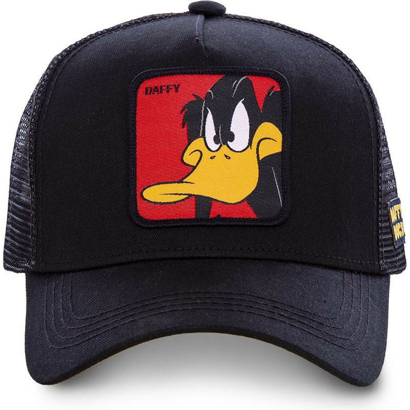 Looney Tunes Daffy Duck Trucker - Black/Black