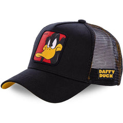 Looney Tunes Daffy Duck Trucker - Black/Black