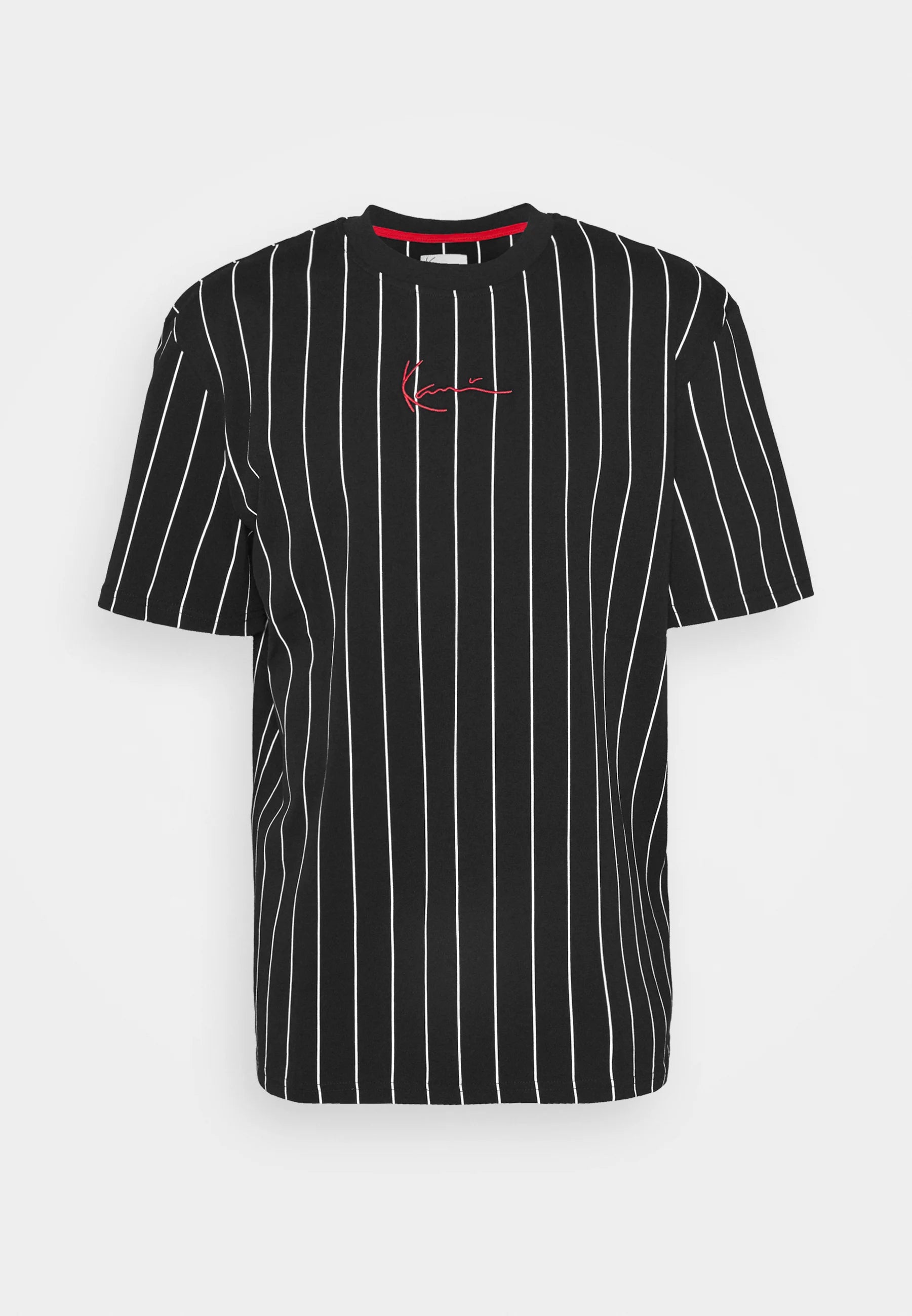 KK Small Signature Pinstripe Tee - Black/White