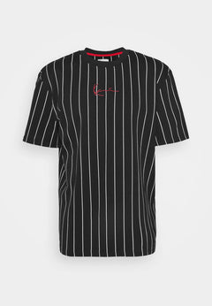 KK Small Signature Pinstripe Tee - Black/White