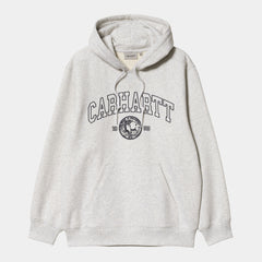 Hooded Coin Sweat - Ash Heather/Atom Blue