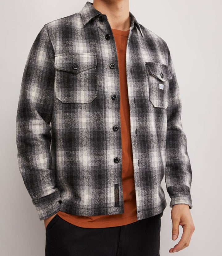 Marcus Check Shirt - Grey Plaid – Kennedies