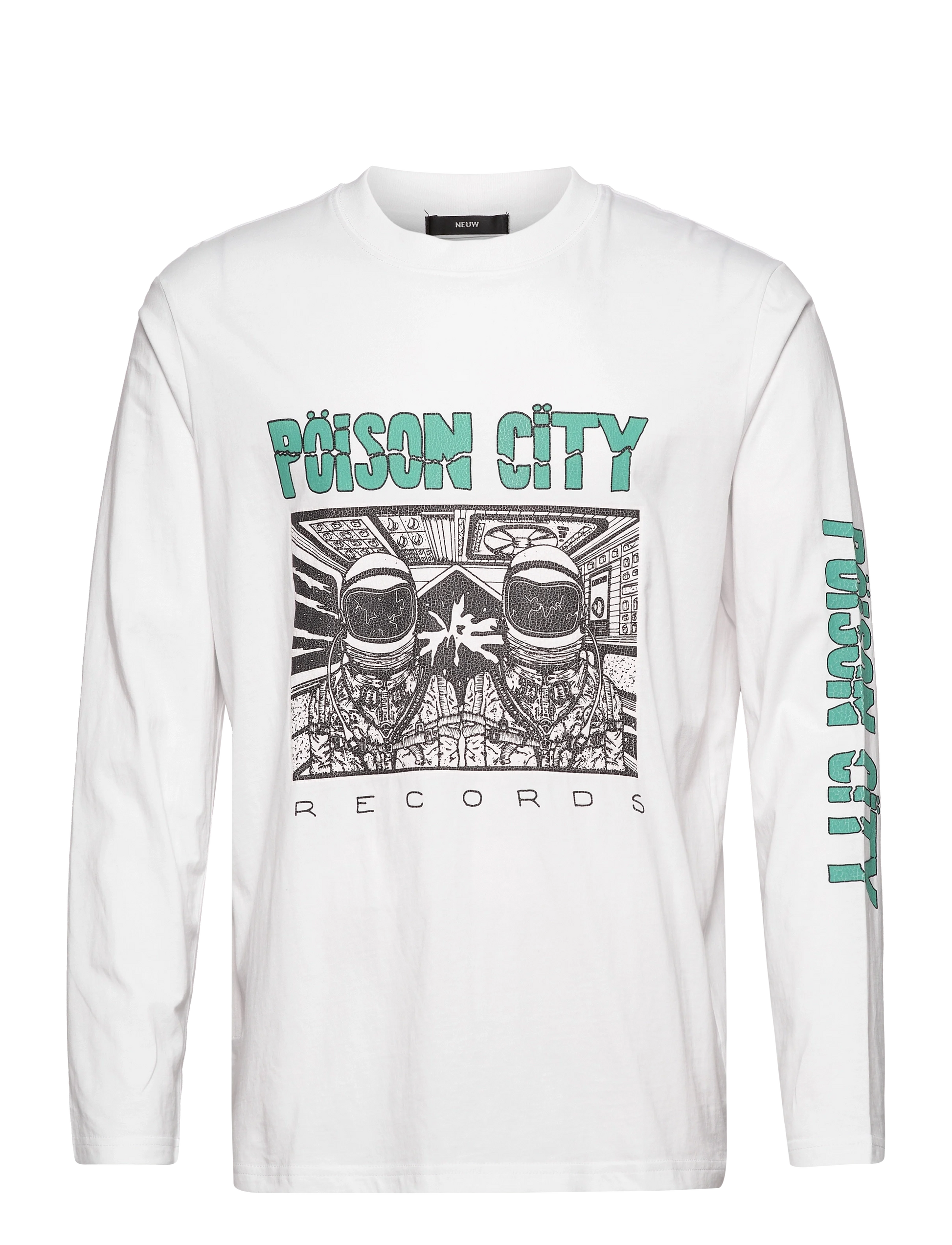 Poison City Long-sleeve Tee - White