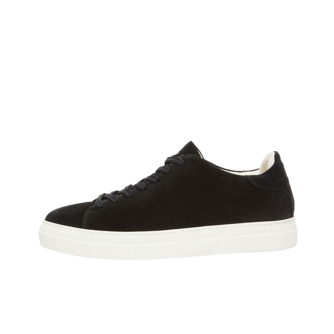 David Chunky Suede Trainer - Black